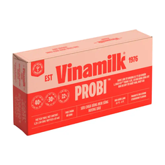 Thùng 50 chai sữa chua uống men sống Vinamilk Probi có đường/ít đường/dâu/dưa gang/việt quất 65ml