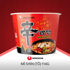 Thùng 6/12 ly mì cay Shin red Nongshim ly 67g