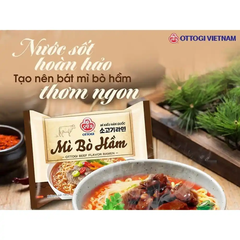 Thùng mì bò hầm Ottogi 120g/62g