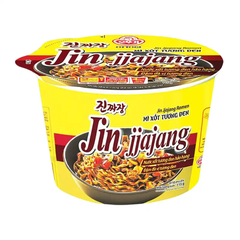 Thùng mì xốt tương đen Jin Jjajang Ramen Ottogi 135g/70g/115g