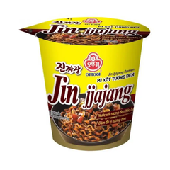 Thùng mì xốt tương đen Jin Jjajang Ramen Ottogi 135g/70g/115g
