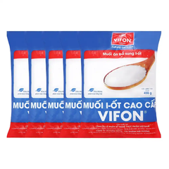 Thùng muối I-ốt cao cấp Vifon gói 450g/950g