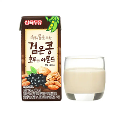 Thùng sữa đậu đen óc chó hạnh nhân Sahmyook 190ml