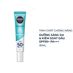 Tinh chất chống nắng Nivea dưỡng sáng & kiểm soát dầu 30ml