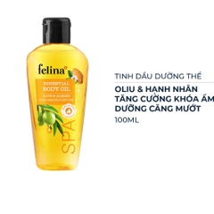 Tinh dầu dưỡng thể Felina Oliu & hạnh nhân 100ml
