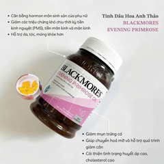 Tinh dầu hoa anh thảo Blackmores evening primrose oil (190 viên)