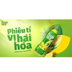 Trà chanh sả Fuzetea+ 450ml