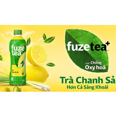 Trà chanh sả Fuzetea+ 450ml