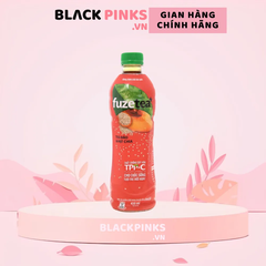 Trà đào hạt chia Fuzetea+ 450ml