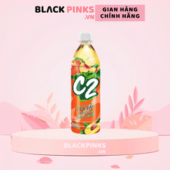 Trà đen C2 hương đào chai 455ml