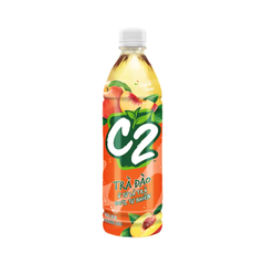 Trà đen C2 hương đào chai 455ml