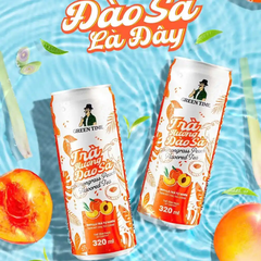 Trà Greentime hương đào sả 320ml