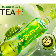Trà ô long xanh TEA+ Plus chanh 450ml
