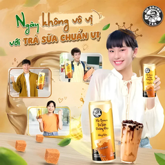 Trà sữa Mr.Brown đường đen lon 320ml