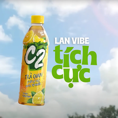 Trà xanh C2 hương chanh chai 355ml