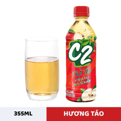Trà xanh C2 hương táo chai 355ml