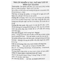 Trái cây nghiền Agusha nhiều vị 90g dành cho bé từ 6 tháng tuổi