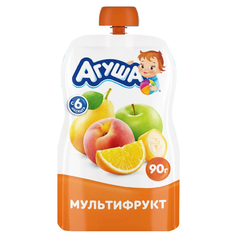 Trái cây nghiền Agusha nhiều vị 90g dành cho bé từ 6 tháng tuổi