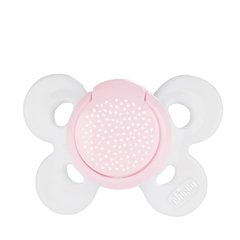 Ty ngậm Silicone Chicco Physio Comfort màu hồng và màu xanh 0-6M