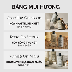Sữa tắm De Memoria sáng da hương Rose On Venus 300ml