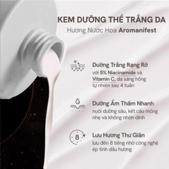 Dưỡng thể De Memoria sáng da hương Jasmine On Moon 300ml