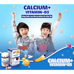 Viên nhai chắc khỏe xương bổ sung canxi và vitamin D3 Sanct Bernhard 90 viên