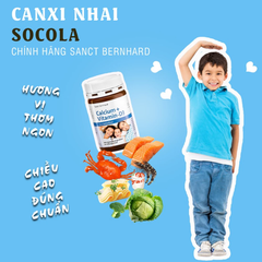 Viên nhai chắc khỏe xương bổ sung canxi và vitamin D3 Sanct Bernhard 90 viên