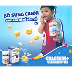 Viên nhai chắc khỏe xương bổ sung canxi và vitamin D3 Sanct Bernhard 90 viên