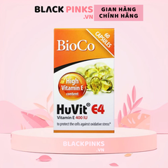 Viên uống Bioco Huvit E4 hỗ trợ bổ sung vitamin E cho cơ thể (hộp 60 viên)