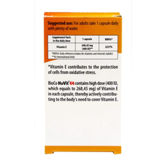 Viên uống Bioco Huvit E4 hỗ trợ bổ sung vitamin E cho cơ thể (hộp 60 viên)