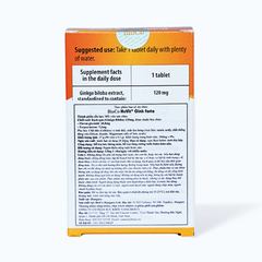 Viên uống BioCo HuVit Gink forte hỗ trợ hoạt huyết, tan máu đông, tăng cường lưu thông máu lên não (hộp 90 viên)