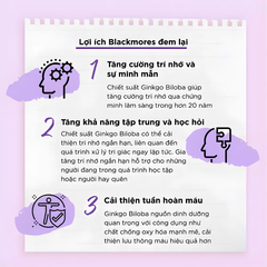 Viên uống bổ não Blackmores ginkgoforte (40 viên)