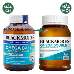 Viên uống bổ sung dầu cá Blackmores omega double high strength fish oil (90 viên)