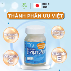 Viên uống bổ sung Hyaluronic Acid Naris ITOH 120 viên