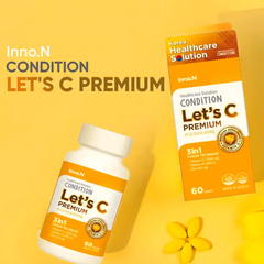Viên uống bổ sung vitamin C Condition Let's C Premium (Hộp 60 viên)