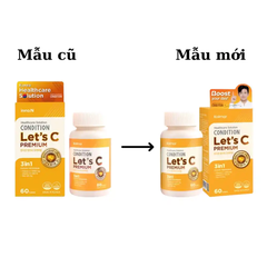 Viên uống bổ sung vitamin C Condition Let's C Premium (Hộp 60 viên)