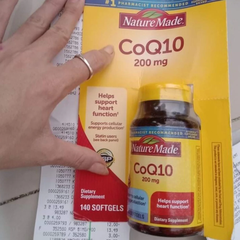 Viên uống bổ tim mạch Nature Made CoQ10 200 mg nội địa Mỹ (140 viên)