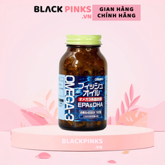 Viên uống dầu cá Omega-3 Orihiro hỗ trợ tim mạch 180 viên