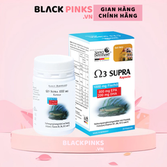 Viên uống dầu cá Omega 3 Supra 1000 mg chai 30 viên