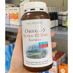 Viên uống dầu cá Omega 3 Supra 1000 mg chai 30 viên