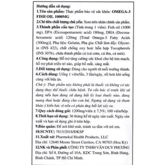 Viên uống dầu cá Pharmekal bổ sung Omega 3 100 viên