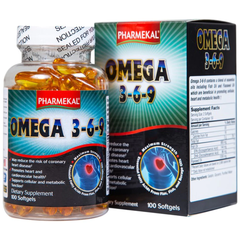 Viên uống dầu cá Pharmekal bổ sung Omega 3 - 6 - 9 100 viên