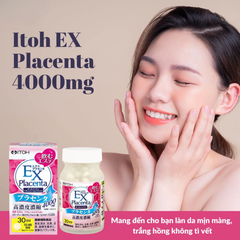 Viên uống đẹp da Naris ITOH Placenta từ nhau thai 120 Viên