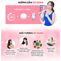 Viên uống DHC Biotin ngăn rụng tóc gói 30 viên 30 ngày