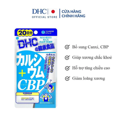 Viên uống DHC bổ sung Calcium + CBP gói 120 viên 30 ngày