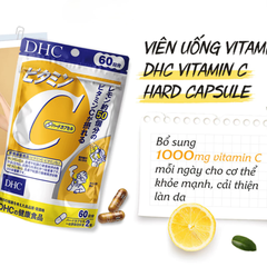 Viên uống DHC bổ sung Vitamin C gói 60 viên 30 ngày, 180 viên 90 ngày.