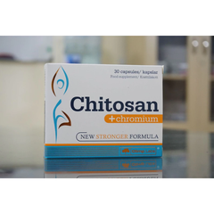 Viên uống giảm cân Chitosan + Chrom hộp 30 viên