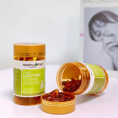 Viên uống mầm đầu nành điều hòa nội tiết Healthy Care Super Lecithin 1200mg (100 viên)