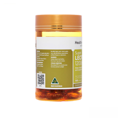 Viên uống mầm đầu nành điều hòa nội tiết Healthy Care Super Lecithin 1200mg (100 viên)