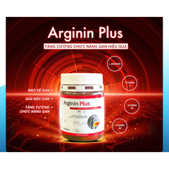 Viên uống tăng cường chức năng gan Arginin Plus Kapseln 30/60 viên